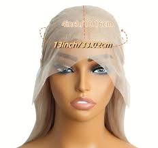 Ash Blonde Colored Bob Wigs Human Hair 13x4 Lace Frontal Wig 16-Inch