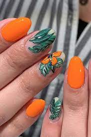Stop And Smell The Roses With These 30 Floral Manicures Wedding Acrylic Nails Manicure Bright Nail Art