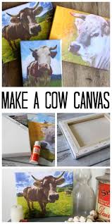 Cow Canvas Print Art For Free Cow Canvas Cow Decor Cow Paintings On Canvas