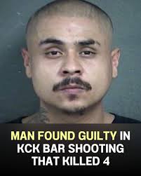 A man has been convicted of killing four people in a mass shooting at a bar  in Kansas City, Kansas. STORY >>>  https://www.kctv5.com/2025/04/17/man-found-guilty-kck-bar-shooting-that-killed-4/
