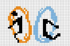Portal Pixel Art Pixel Art Lego Art Pixel Art Design