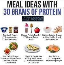 Burnbootcampparamus On Instagram Are You Having A Hard Time Getting In Your 100 Grams Of Protein Each Day Here Are 30 Grams Of Protein Workout Food Healthy