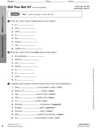 Cuaderno practica por niveles 3. University Academy Charter School