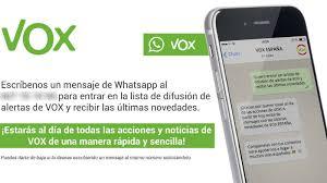 Inmigración, deportes, entretenimiento, política, salud, reportajes, análisis y videos de estados unidos (eeuu) y la comunidad hispana en cnn español Whatsapp El Arma Secreta De Vox En La Red Asi Cazo Votos Por Whatsapp En Su Campana Electoral