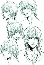How to draw a male face. 35 Super Ideas For How To Draw Manga Hair Male Male Face Drawing Manga Hair Drawings