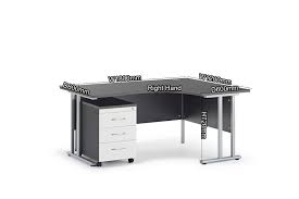 Enjoy the freedom of mobile pedestals for easy storage at office stock, complete with secure online payments. Graphite Grey Curved Cantilever Office Desk With Mobile Pedestal