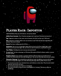 Impostor Race From Among Us Unearthedarcana