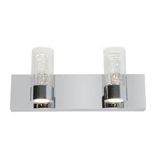 This contemporary led fixture will complement a wide variety of decor, and is easy to. Artika Essence 15 9 In Chrome Led Vanity Light Bar With Bubble Glass Van2 Rt The Home Depot
