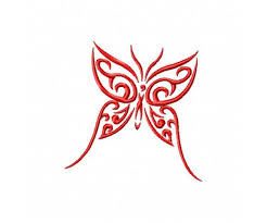 Emb, dst, jef file (full + splitted) benefits and notes: Butterfly Free Machine Embroidery Design For Instant Download