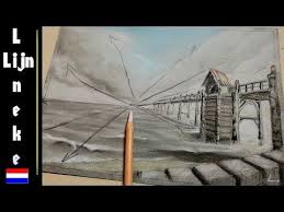 Perspectief Tekenen Voor Beginners Verdwijnpunt In Lucht En Zee Youtube Perspectief Tekening Perspectieftekening Verdwijnpunt