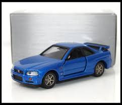 TOMICA LIMITED TL NISSAN SKYLINE GT-R R34 161 TOMY 20 blue NEW (a)