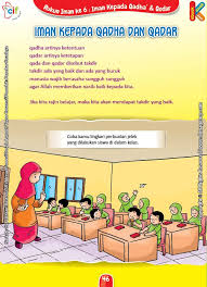 Download Gratis Worksheet Iman Kepada Qadha Dan Qadar Membaca Buku Takdir Buku Anak