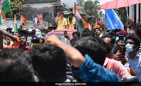 All the three states are conducting assembly elections in single phase. Kerala Assembly Elections 2021 Priyanka Gandhi Vadra Takes Out Road Show In Kerala