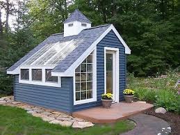 I Custom Designed And Built This Fully Insulated And Heated Building So She Can Enjoy Her Hobby Year Round Greenhouse Shed Shed Building Plans Building A Shed