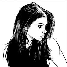 Epingle Par Guedda Nesrine Sur Diseno De Personajes Dessin Noir Et Blanc Portrait Dessin Dessin Visage