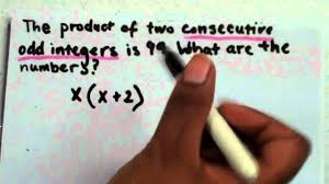Consecutive Odd Integer Solving Youtube