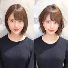 てんさん 美容師 ミディアム 前髪カット 小顔カットはinstagramを利用しています ビフォーアフター あなたにとって一番の髪型にしませんか スライドして 他の画像もみれます 柔らかニュアンスの外ハネミディで 大人っぽいおしゃれを楽しめます 耳