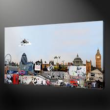Complete guide to original banksy prints and latest banksy street art updates. Banksy Collection Canvas Print Picture Wall Art