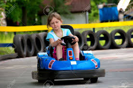 An annual $7.95 speedway license is required to race, it is valid at all locations and includes: Girl Is Driving Bumper Car Stock Photo Picture And Royalty Free Image Image 5070892