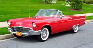 Image result for Flame Red 1957 Thunderbird
