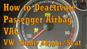 Vw Passat B5 Passenger Airbag Deactivate Activaite Disable Enable Vag Volkswagen Audi Seat Skoda Youtube