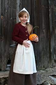 Pilgrim Girl S Costume Authentic Pilgrim Costume Etsy Pilgrim Costume Girl Costumes Pilgrim Clothing