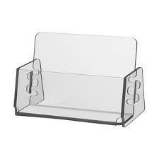 Clear plastic #businesscards are a great way to create buzz about your new restaurant. Business Card Holder Zebrina Vkf Renzel