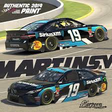 Thanks to joe gibbs racing, harpoon design is proud to present the 2019 martin truex jr. 2019 Jgr Authentic Martin Truex Jr Sirius Xm Camry By Brantley Roden Trading Paints