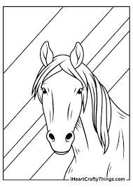 These majestic creatures are associated with qualities of intelligence, independence and a free spirit. Realistic Horse Coloring Pages Updated 2021