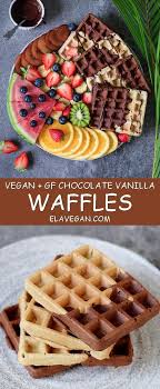 Vegan Gluten Free Waffles Recette Gaufres Saines Recettes Vegetaliennes De Petit Dejeuner Idee Recette