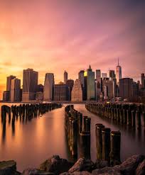It's popular for hiking and trail running and has a beautiful view of the downtown la skyline. Interesting Photo Of The Day Manhattan Skyline At Sunset