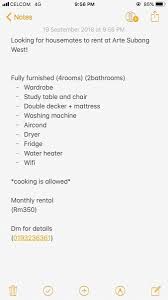 Condominium for sale & rent at arte subang west. Aqilah Nadila On Twitter Arte Subang West Room For Rent Female Only Pm For More Info
