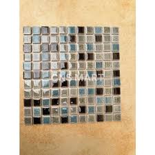 Gạch Mosaic Gốm Men Rạn 2 Lớp màu nâu mix cổ điển KT 25* 25MM CNS- MHG2559