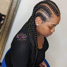 Pin By Bhaddie Vibes On Braids Poppin African Braids Hairstyles Goddess Braids Hairstyles Weave Hairstyles Braided