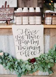 How To Plan A Brunch Wedding Coffee Bar Wedding Reception Coffee Bar Wedding Coffee Wedding