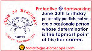 Greek zodiac signs are similar to western systems and are 12 in number. June 30 Zodiac Full Horoscope Birthday Personality Zsh