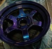 Gloss TEAL-BLUE PURPLE CHAMELEON PEARL Powder Coat Paint 1 Lb/ 450 g