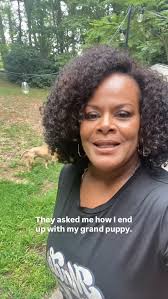 Y’all ever experienced a drive by drop off? Welp #grannylove did and it  went a lil something like this… #zoomies #watchingthegrandpuppy #funny