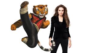 Kung Fu Panda Tigress HD Wallpaper Featuring Angelina Jolie