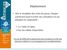 Vous êtes désigné par la caf comme administrateur. Caf Partenaire