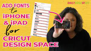 It's still an easy process to get fonts from. Download Fonts To Iphone Or Ipad For Cricut Design Space In 2020 Youtube