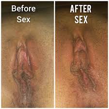 Pussy comparison before and after the sex Porn Pic - EPORNER