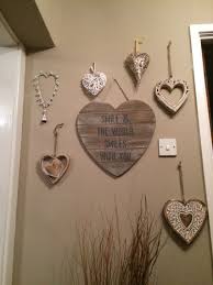 Starting My Heart Wall Heart Crafts Heart Decorations Hanging Hearts