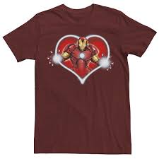 Check spelling or type a new query. Men S Marvel Iron Man Heart Blaster Glow Valentine Tee