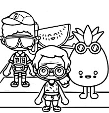 See related links to what you are looking for. Coloring Page Toca Life Vacation 8