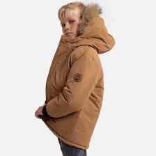 Parka hiver capuche fausse fourrure. Reversible Hooded Parka Padded Jacket 3 12 Years Black Camel La Redoute Collections La Redoute