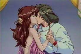tamahome and miaka kiss hotohori miaka kissing fushigi yugi anime anime lovers