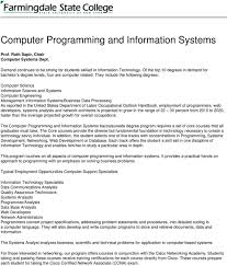 My enthusiasm for information technology includes both the workings of the technology itself and the i was responsible for updating the office system and records as well as general maintenance of the it facilities in the firm. Computer Programming And Information Systems Pdf Free Download