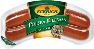 5 pounds of ground pork (you want about 20% fat here). Eckrich Smoked Sausage Skinless Kielbasa
