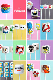 Each food coloring pen in our set of 10 food decorating pens offers a different nib size on each end. Pin On Marshmallow Goodies